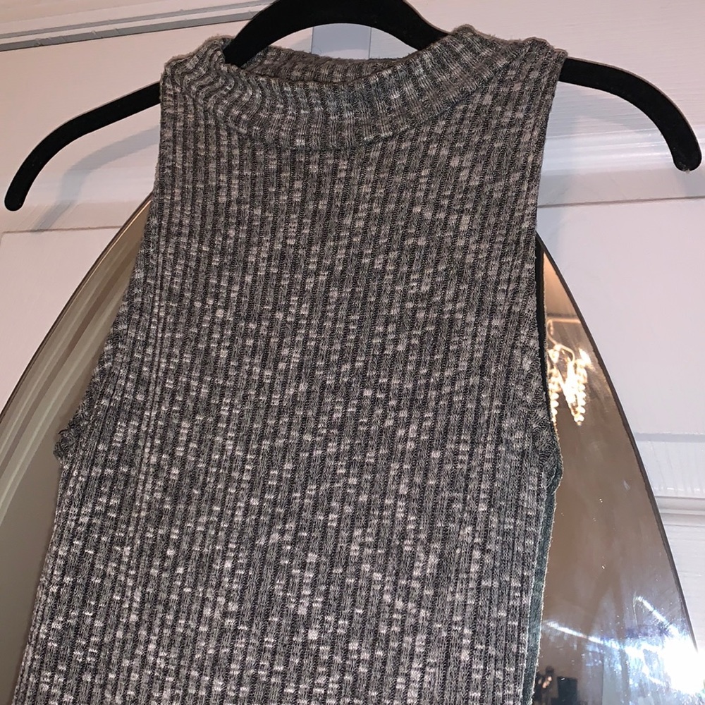 Jluxlabel gray sleeveless sweater dress • Size Small